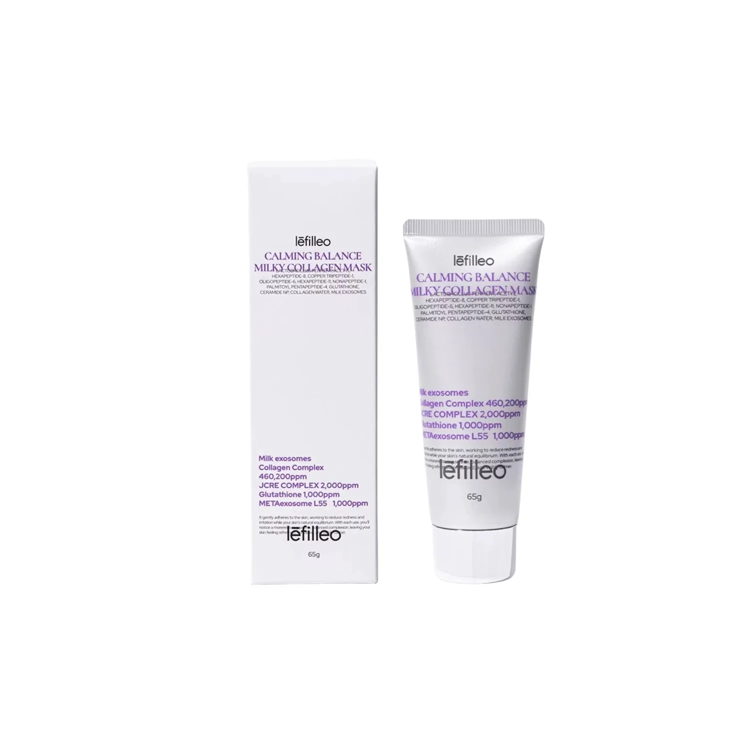 Lefilleo Calming Balance Milky Collagen Mask 65g - Image 2